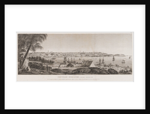 View of Sydney and the Paramatta river by LeSueur
