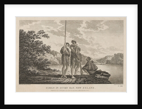 Family in Dusky Bay, New Zealand by William Hodges