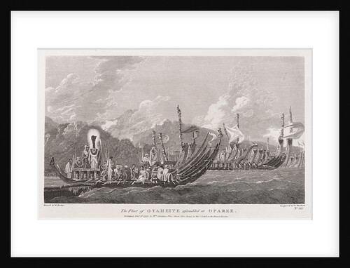 The fleet of Otaheite assembled at Oparee by William Hodges