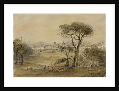 View across the park from the south showing Greenwich by British School