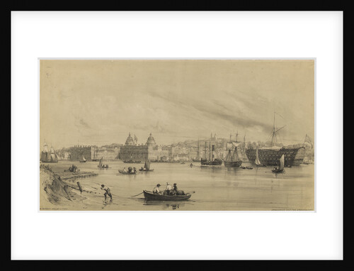 Greenwich and the Dreadnaught by William Parrott