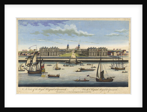 A view of the Royal Hospital at Greenwich by John Bowles