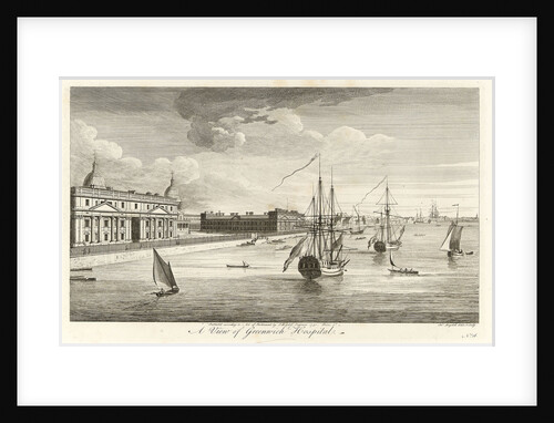 A view of Greenwich Hospital by John Boydell