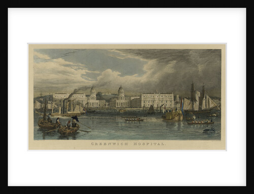 A royal visit to Greenwich Hospital by William Havell