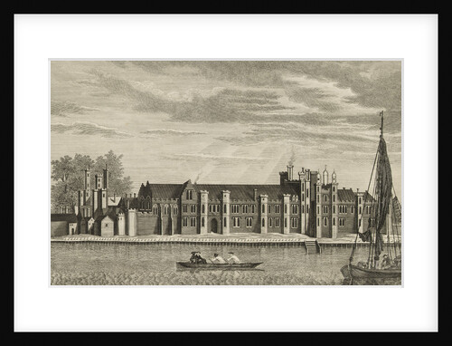 A View of the Ancient Royal Palace called Placentia, in East Greenwich (the original drawing for this is at the Bodleian, Gough Collection) by James Basire