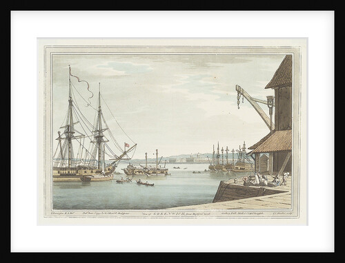 View of Greenwich from Deptford Yard by Joseph Farington