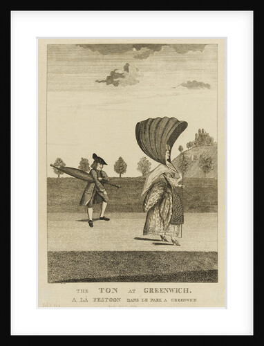 The Ton at Greenwich. A la Festoon dans le Park a Greenwich by Darly
