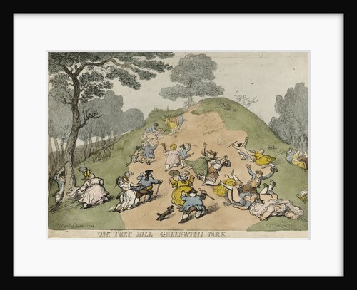One-Tree-Hill, Greenwich Park by Thomas Rowlandson