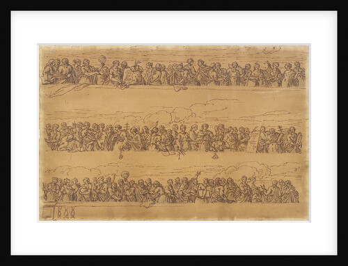 Designs for the ends of the ceiling of the Painted Hall by James Thornhill