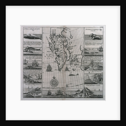 Greenland, showing map and eleven views by unknown