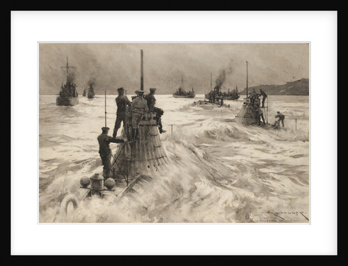 New submarine leaving Milford Haven to go into action by Charles M. Padday