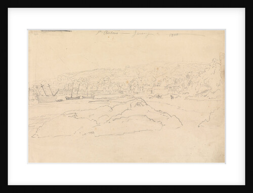 View of St. Aubin - Jersey, 1808 by John Christian Schetky