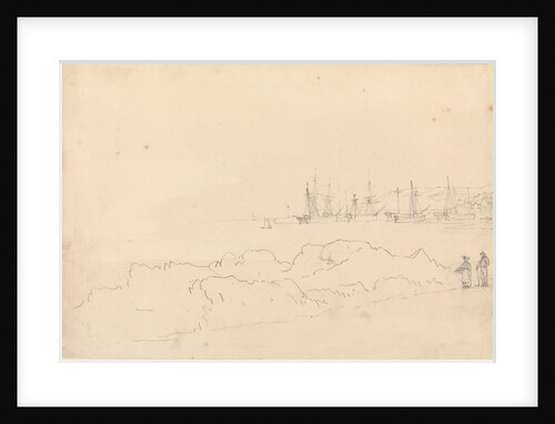 View of St. Aubin - Jersey, 1808 by John Christian Schetky