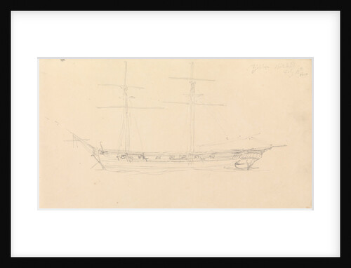 'Zephyr' Spithead July, 1815 by John Christian Schetky