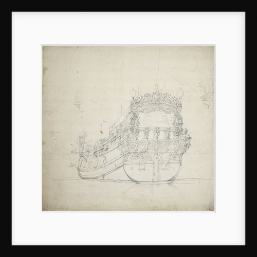 Portrait of the 'Wulpenburg' by Willem van de Velde the Elder