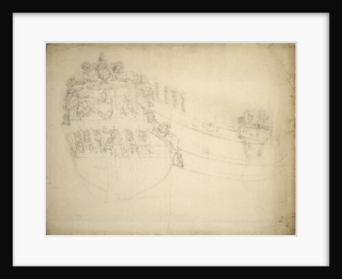 Portrait of a states yacht by Willem van de Velde the Elder