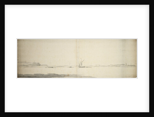 View of Sheerness by Willem van de Velde the Elder