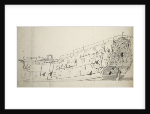 Portrait of the 'Dartmouth' by Willem Van de Velde the Younger