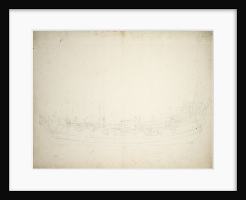 Portrait of the 'Portsmouth' by Willem Van de Velde the Younger