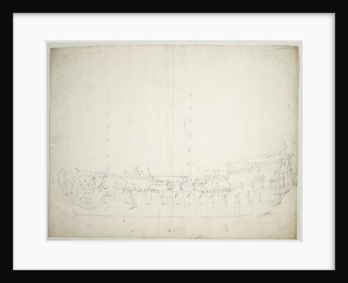 Portrait of the 'Yarmouth' by Willem Van de Velde the Younger