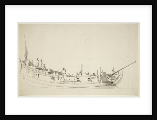 The 'Kitchen' by Willem Van de Velde the Younger