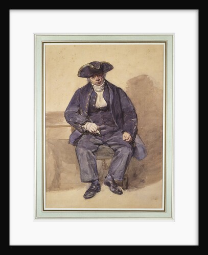 Portrait of John Adams, alias John Wilkinson, Petty Officer, aged 78 by Frederick Cruikshank
