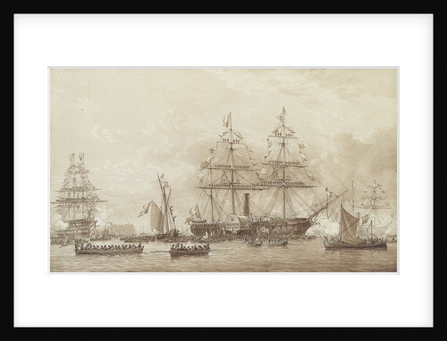Arrival of Louis Philippe at Portsmouth 5 October 1844 by John Wilson Carmichael