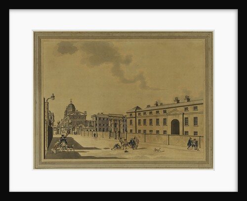 Greenwich Hospital from the West [with the Infirmary] by Charles White