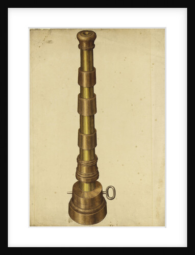 Woolwich Arsenal circa 1750. Mould for making powder pellets by unknown