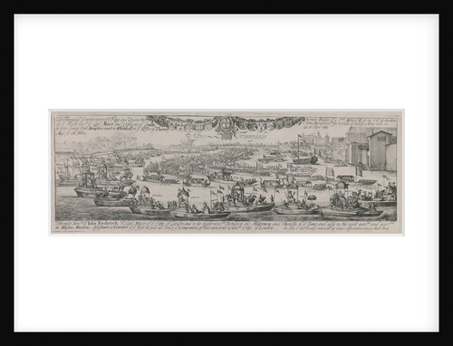 Queen Catherine's procession up up the Thames, August 23 1662 by Dirck Stoop