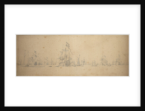 A council of war in the Dutch fleet, 10 June 1666 by Willem van de Velde the Elder