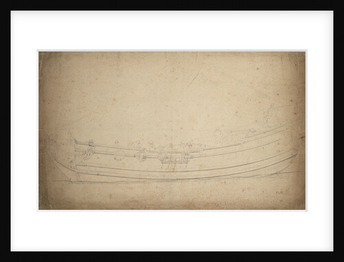 Portrait of the 'Charles', 8 guns, built in 1675 and wrecked in 1678 by Willem van de Velde the Elder