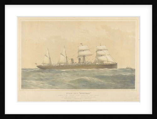 Steam ship Austral belonging to the Orient Steam Navigation Company Limited by Thomas Goldsworth Dutton