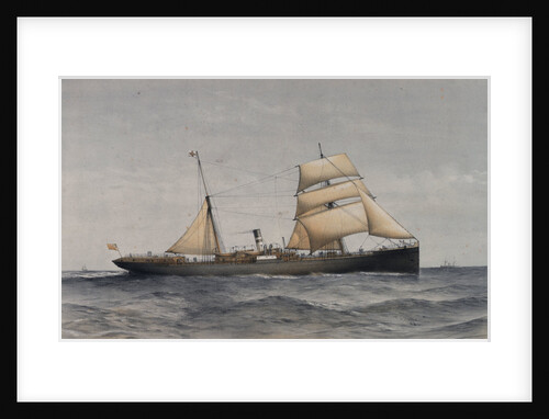 Cape and Natal Line SS 'Majuba' or 'Elmina' by Thomas Goldsworth Dutton