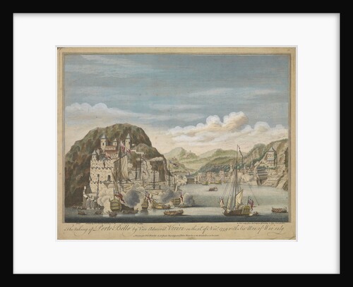 The taking of Porto Bello by Vice Admiral Vernon on the 22 November 1739 with six men-of-war only by Remigius Parr