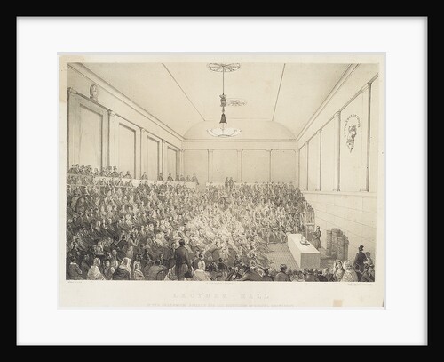 Lecture-Hall of the Greenwich Society for the Diffusion of Useful Knowledge by E. Walker