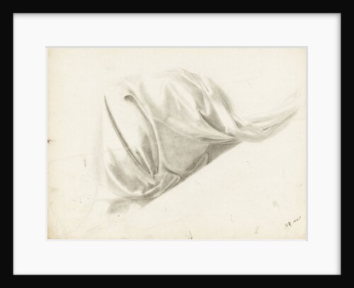 Study of the folds of a lady's skirt by Margaret Louisa Herschel