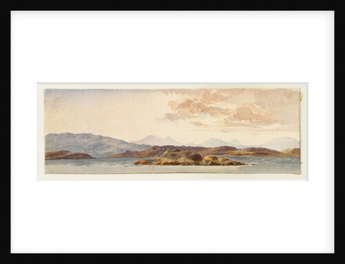 The Island of Mull from Crinan bay by Margaret Louisa Herschel