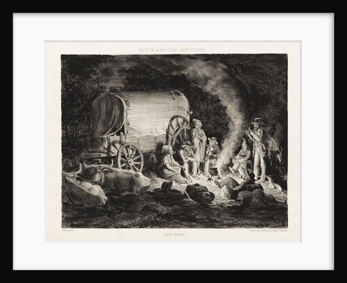 South African Sketches. Plate I. Out-Span by Charles Davidson Bell