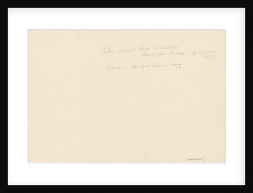'Sultan Koosroo's tomb at Alahabac'; reverse by A.G.R. Roberts