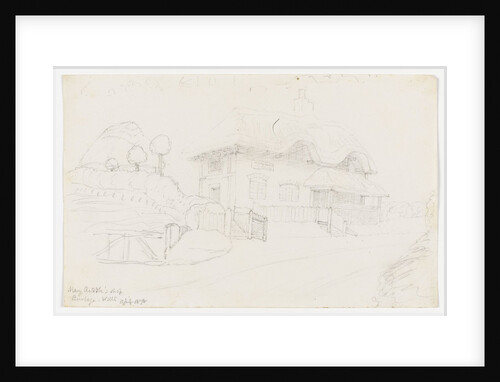 Mary Ruddle's shop. Burbage. Wilts, 11 July 1878 by unknown