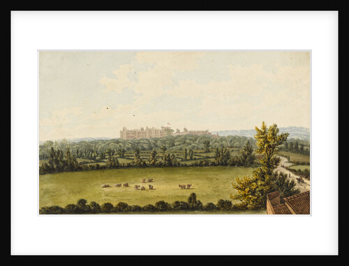 View of Windsor Castle from Slough house by Sarah Matilda Parry