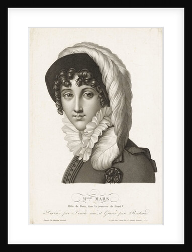 Mlle Mars. Role de Betty, dans la jeunesse de Henri V by Joseph Lemire the Elder