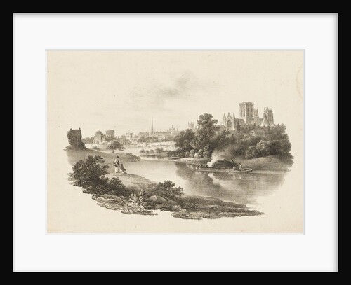 N E View of York by F. N.