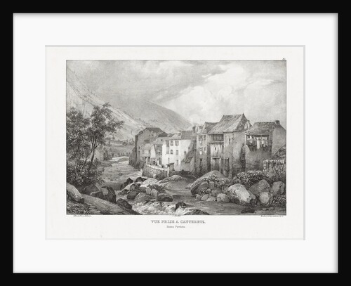 'Vue prise a Cauteretz. Hautes Pyr by J. Jacottet