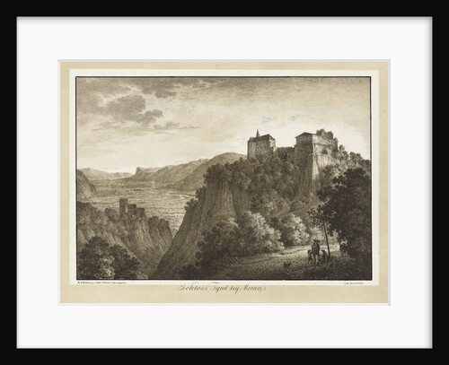 Schloss Tyrol bey Meran by Franz Schweighoter