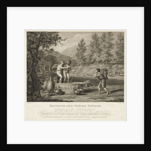 Bacchus's and Cupid's Vintage by Friedrich Rehberg