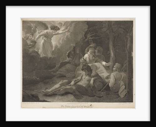 The angels appearing to the shepherds by Thomas Stothard