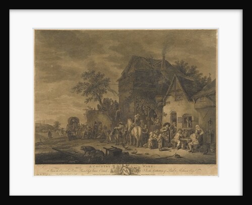 A Country Wake by Isaac Ostade