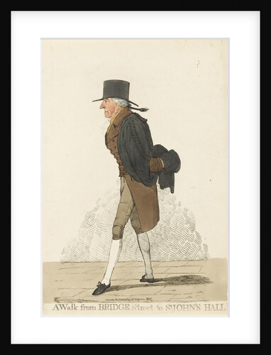 A Walk from Bridge Street to St John's Hall by Richard Dighton